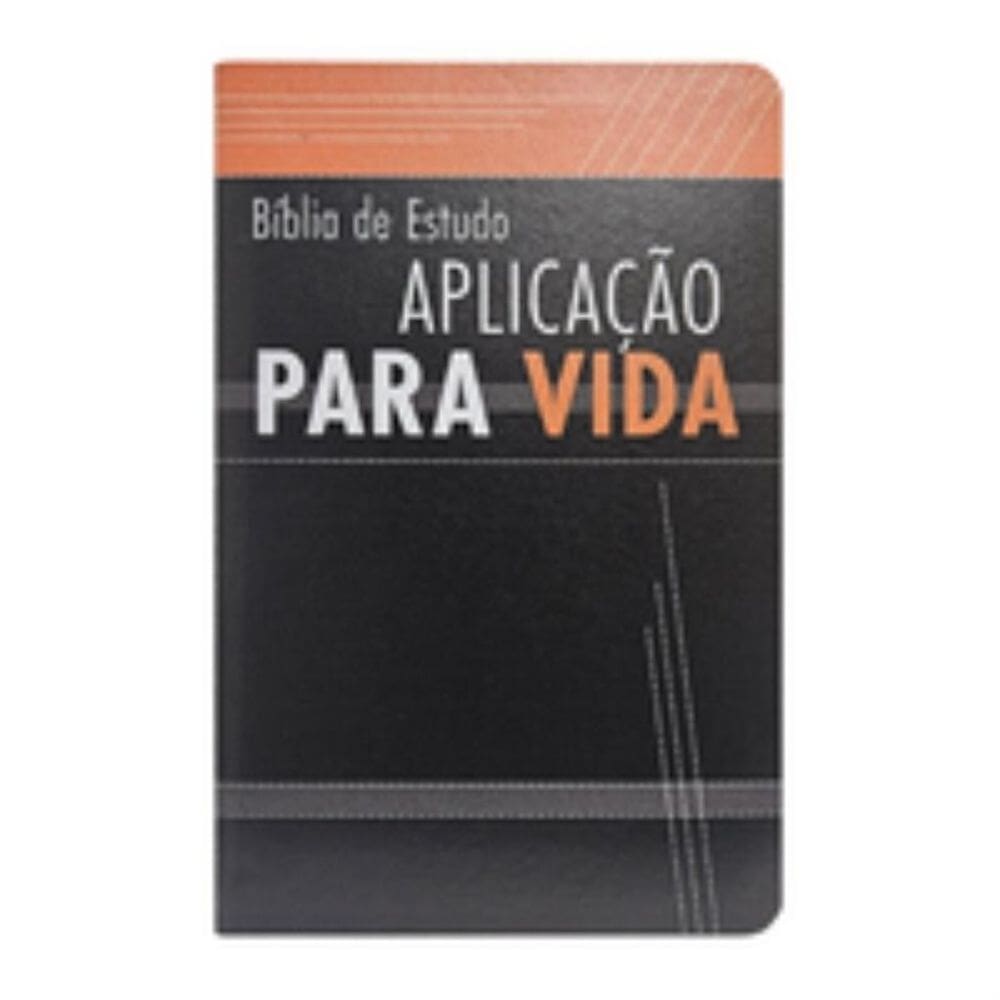 Bíblia de estudo temática aplicação para vida ARC - Capa 01