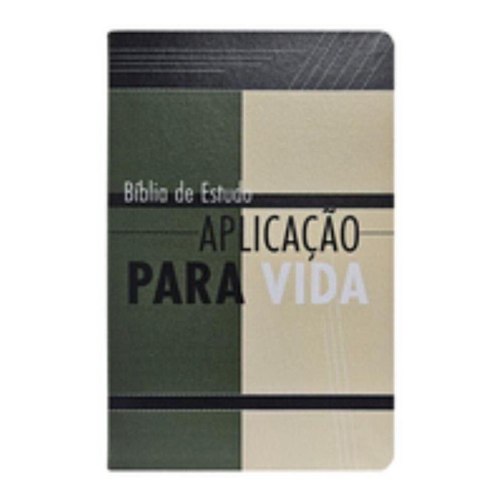 Bíblia de estudo temática aplicação para vida ARC - Capa 02