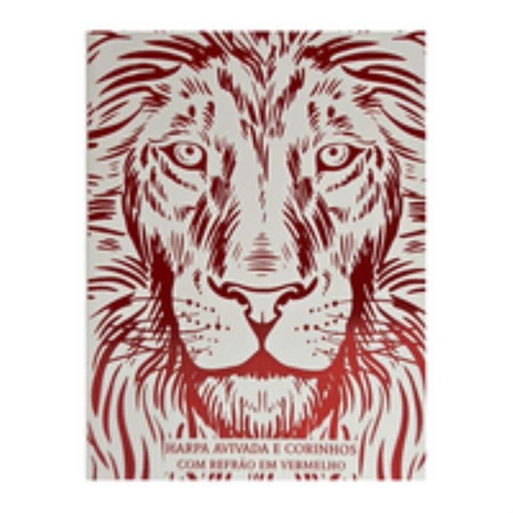 Harpa avivada e corinhos letra maior - 06 leão branca e ver