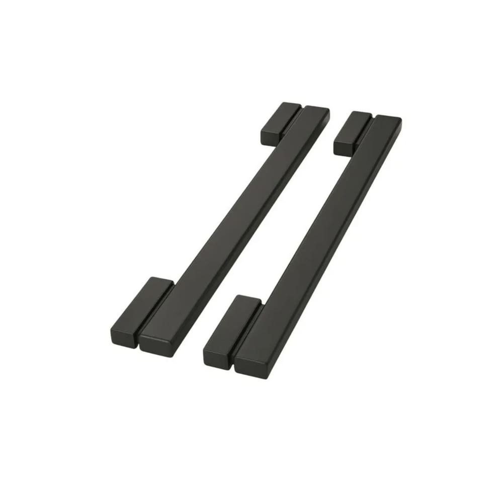 Puxador Para Porta Moma Duplo 800mm Preto Zen Design