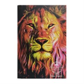 Biblia reina-valera tradicional - RVT - letra súper gigante - león de fuego
