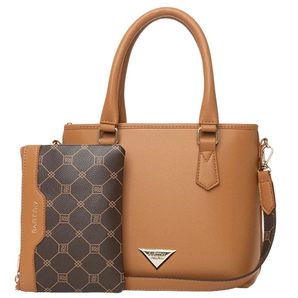 Bolsa Rafitthy 16108A Feminino Caramelo estilo e beleza