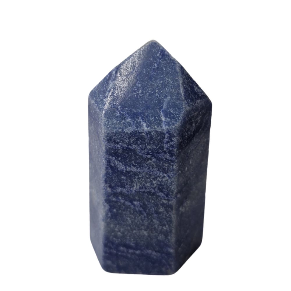 Pedra Natural Obelisco Ponta Aventurina Azul 40 a 100 g
