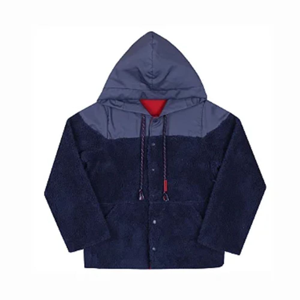 Casaco Duplo Luxo Pelo Inverno Forrada Capuz Paraiso 14848