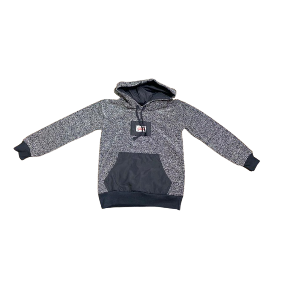 Casaco Luxo Forrado Pelo Menino Inverno Capuz Lessa K079