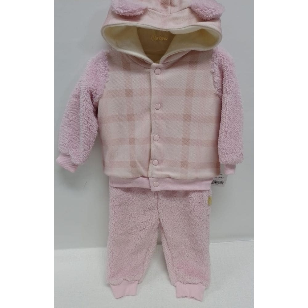 Conjunto Bebê Menina C/ Jaqueta Dupla Inverno Paraiso 14659