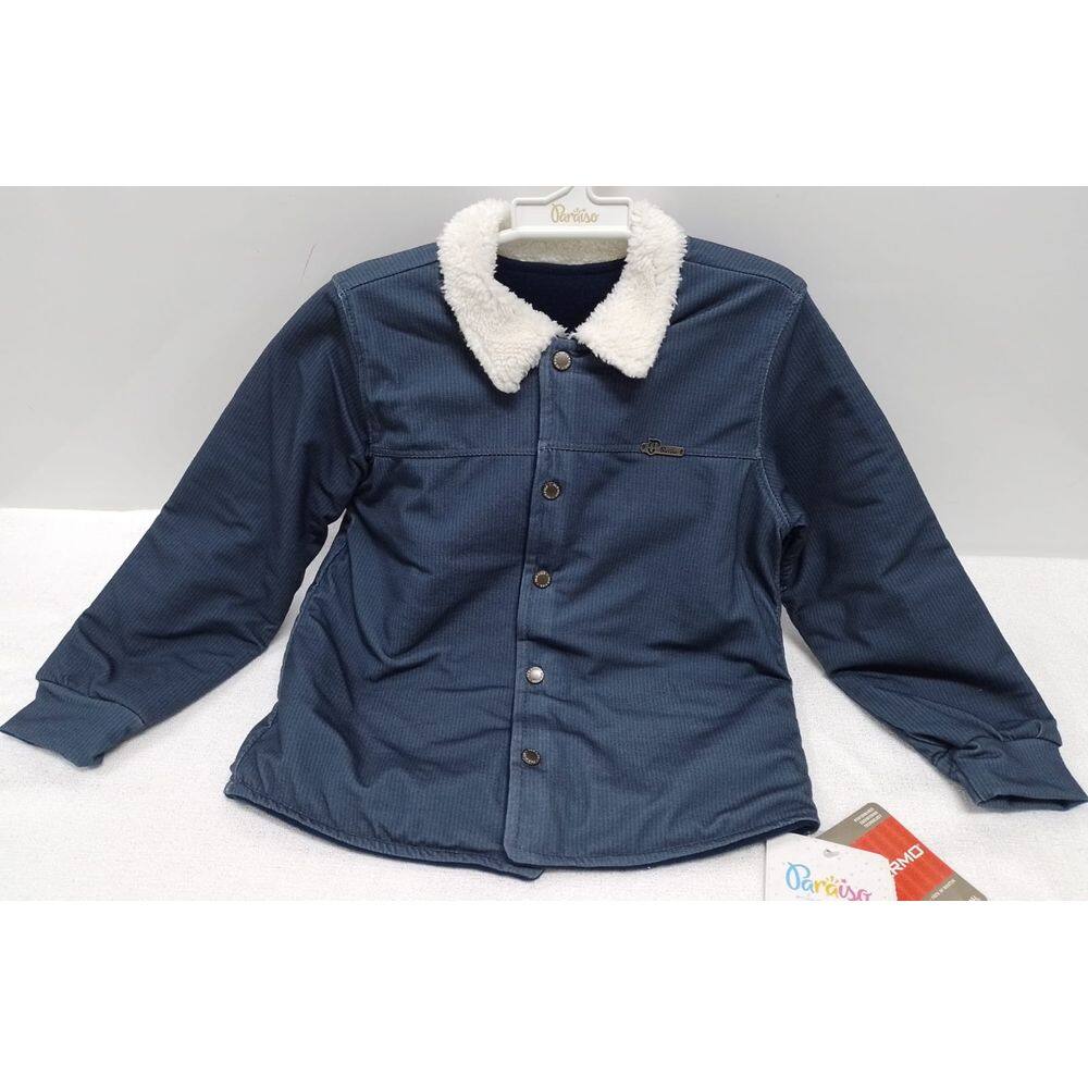 Jaqueta Casaco Luxo Menino Forrada Inverno Paraiso Rf 14838