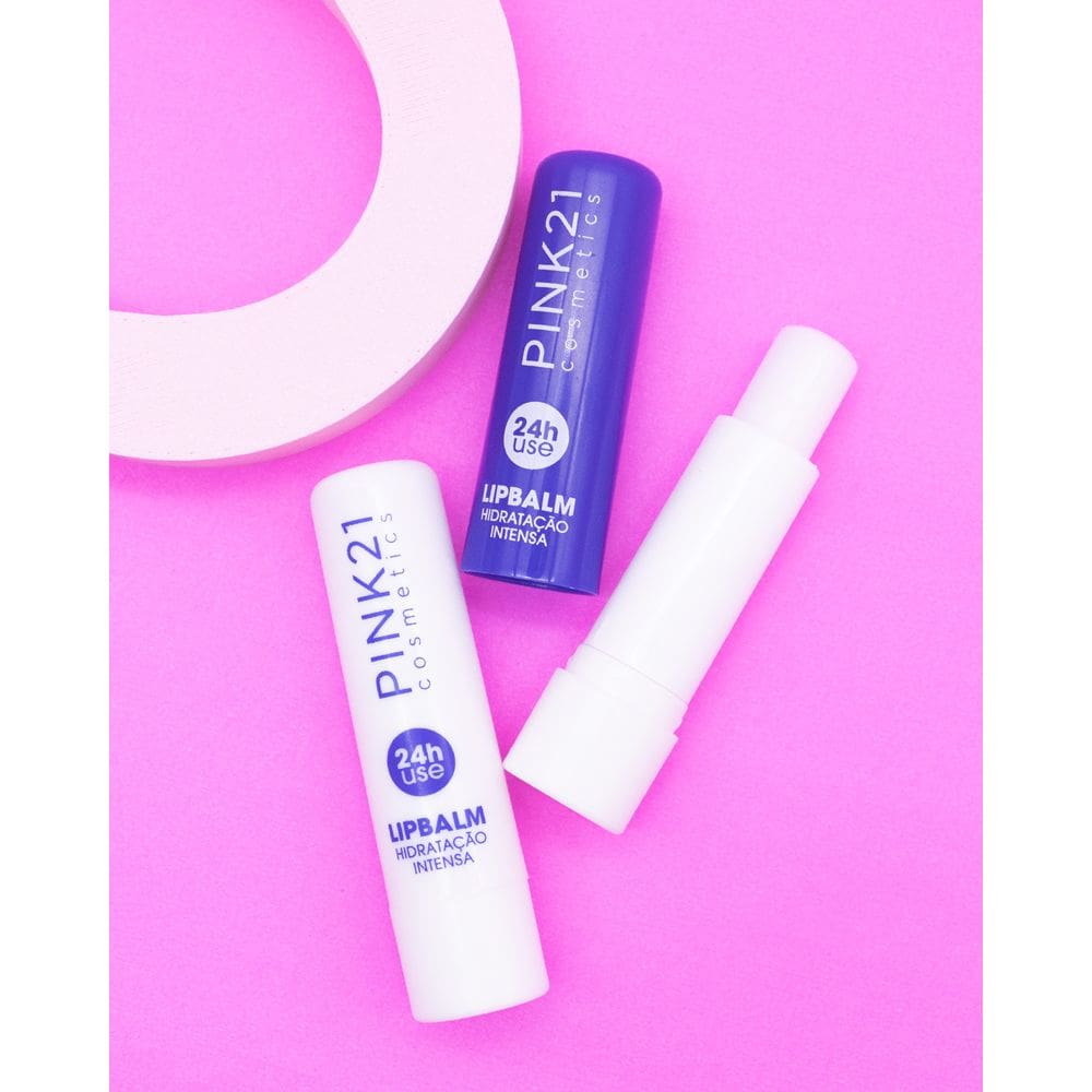 Lip Balm Hidratação 24 Horas - Pink 21