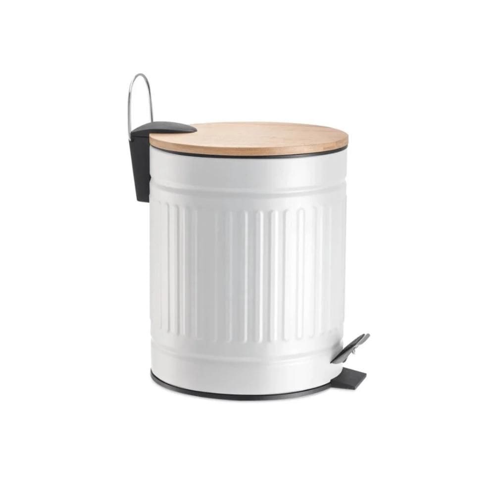 Lixeira 5 Litros Jolitex Fluted Metal 20,5X20,5X24,5  0118006
