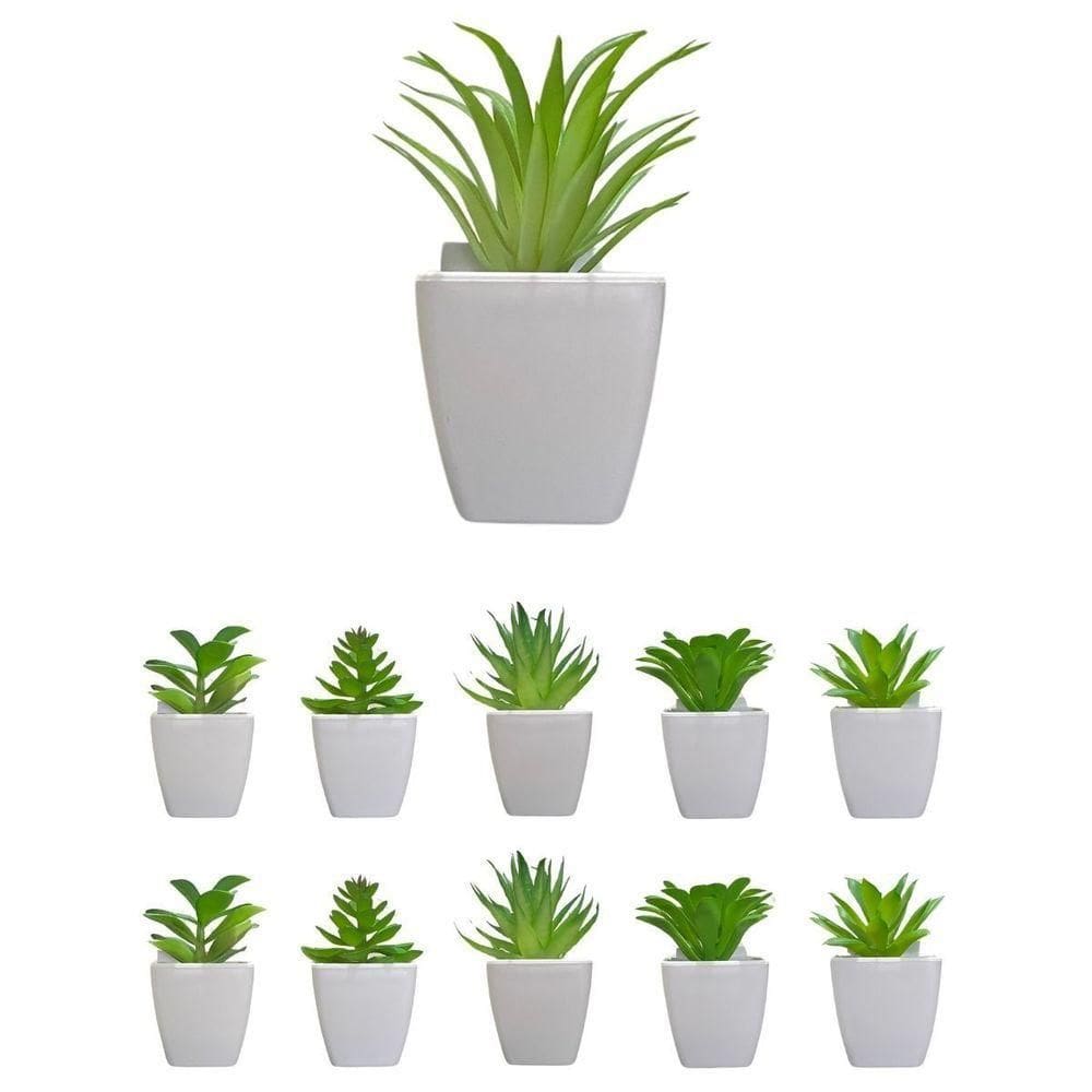 Mini Vasos Suculentas Artificiais diversas