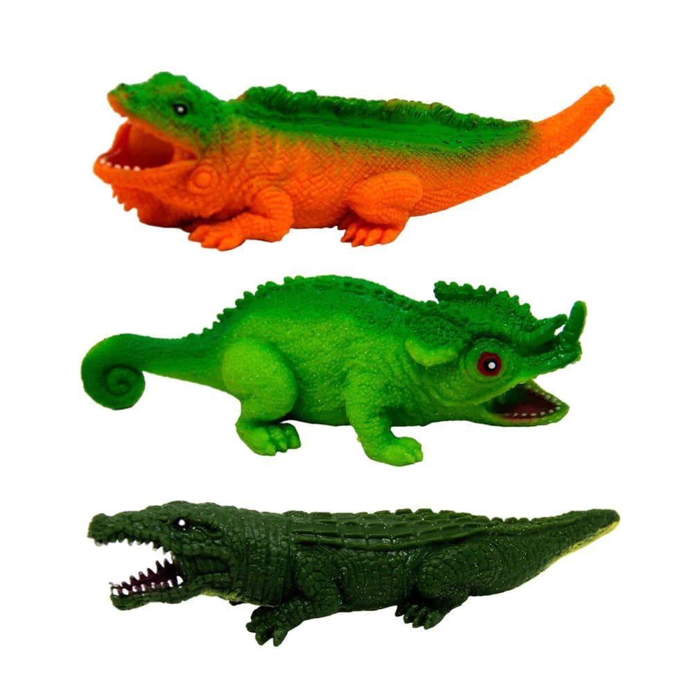Brinquedo Estica Animais Répteis diverso - Toyng 53294
