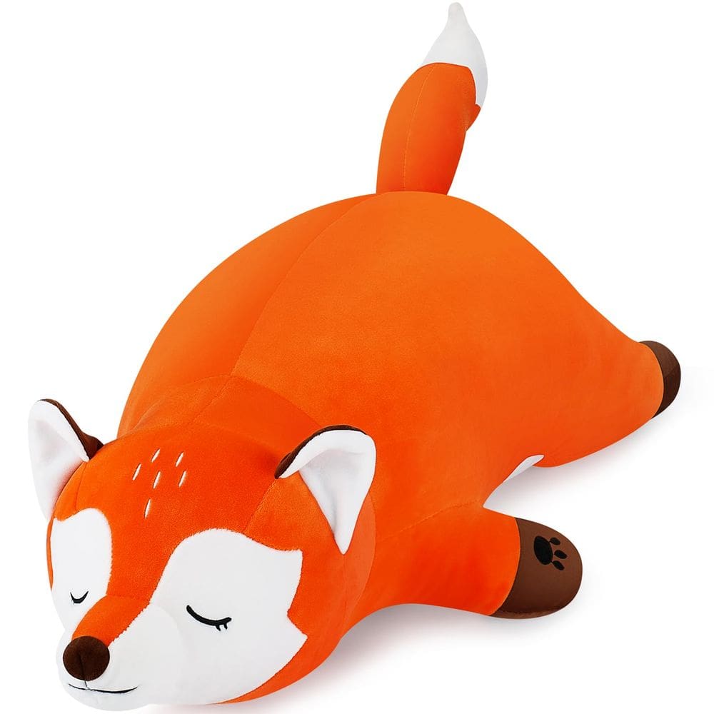 Almofada de pelúcia Auspicious Beginning Giant Foxy 30” Orange