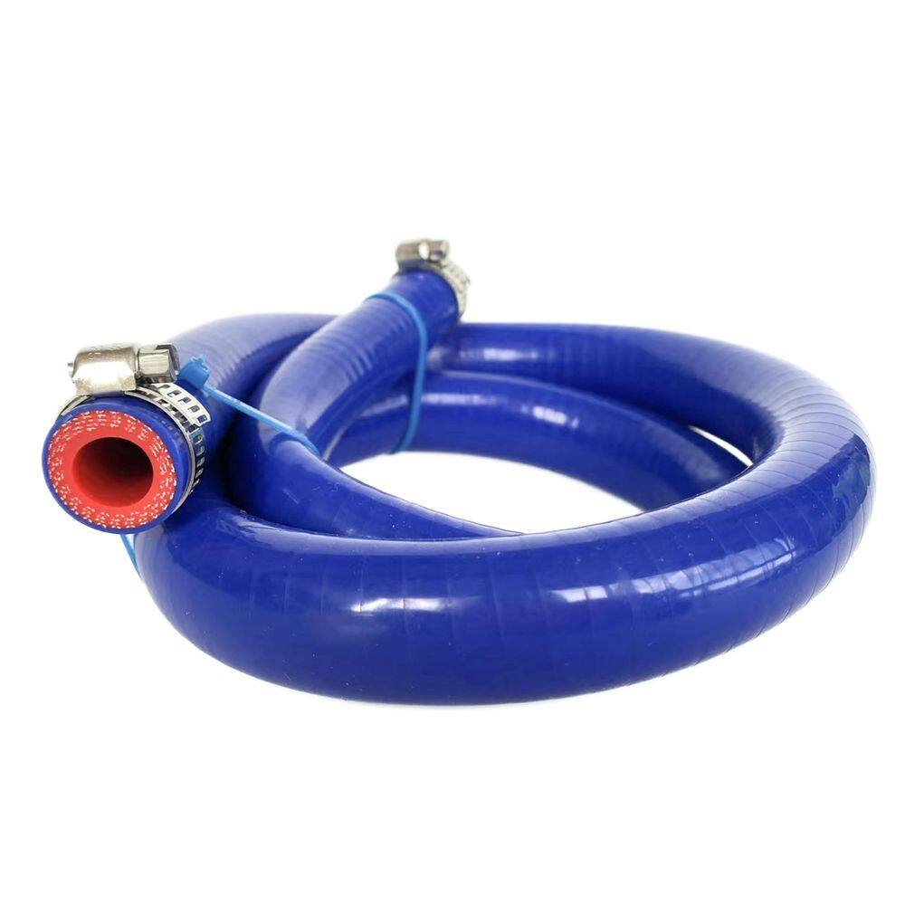 Mangueira de aquecedor de silicone reforçada Bekelan 13 mm x 1 m azul