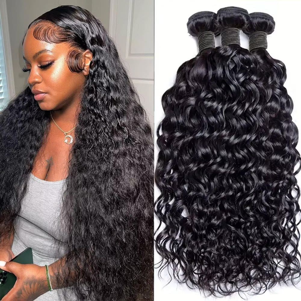 Pacotes de cabelo CTTARETAKE Water Wave 100% cabelo virgem brasileiro