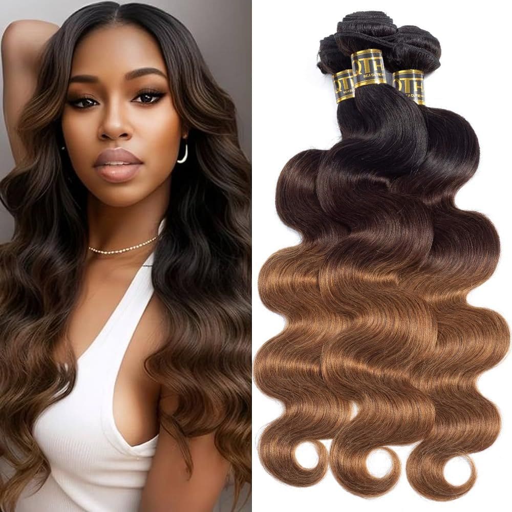 Hair Weave QTHAIR Ombre Body Wave 100% cabelo humano virgem