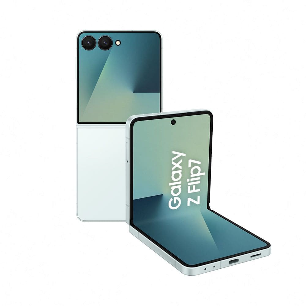 Celular Samsung Galaxy Z Flip7 5G, 256GB, 12GB RAM, 6.9&quot;, Câmera Dupla 50MP, Galaxy AI - Verde