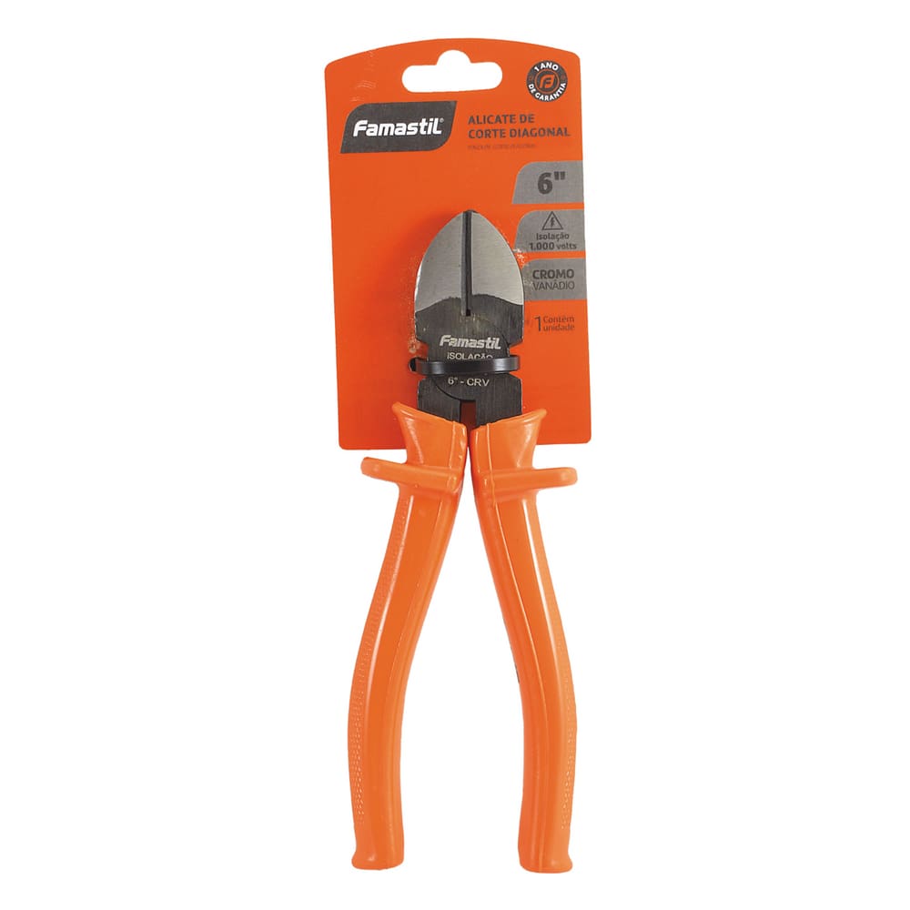 Alicate De Corte Diagonal Profissional 6&quot; 1000v Famastil