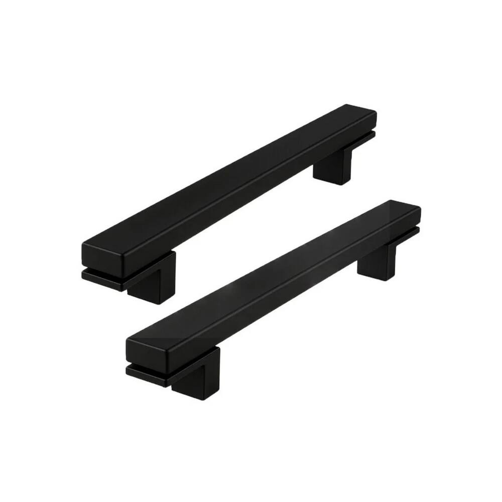 Puxador Para Porta Living Duplo 800mm Preto Zen Design
