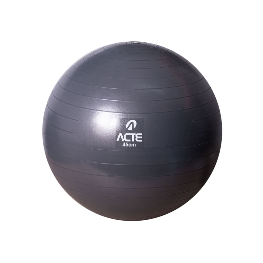 Bola Suíça Para Pilates Com Bomba de Ar Cinza T9-45C - Acte Sports
