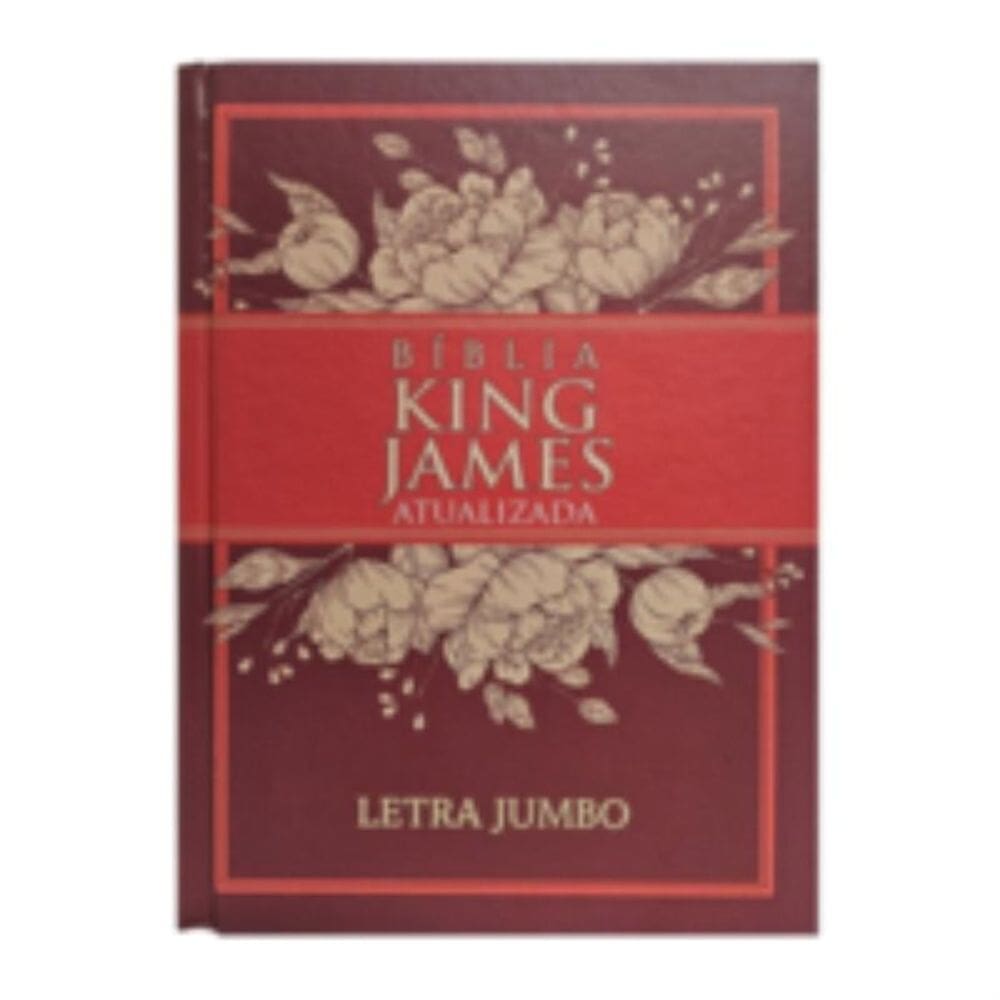 Bíblia jumbo KJA - faixa vermelha