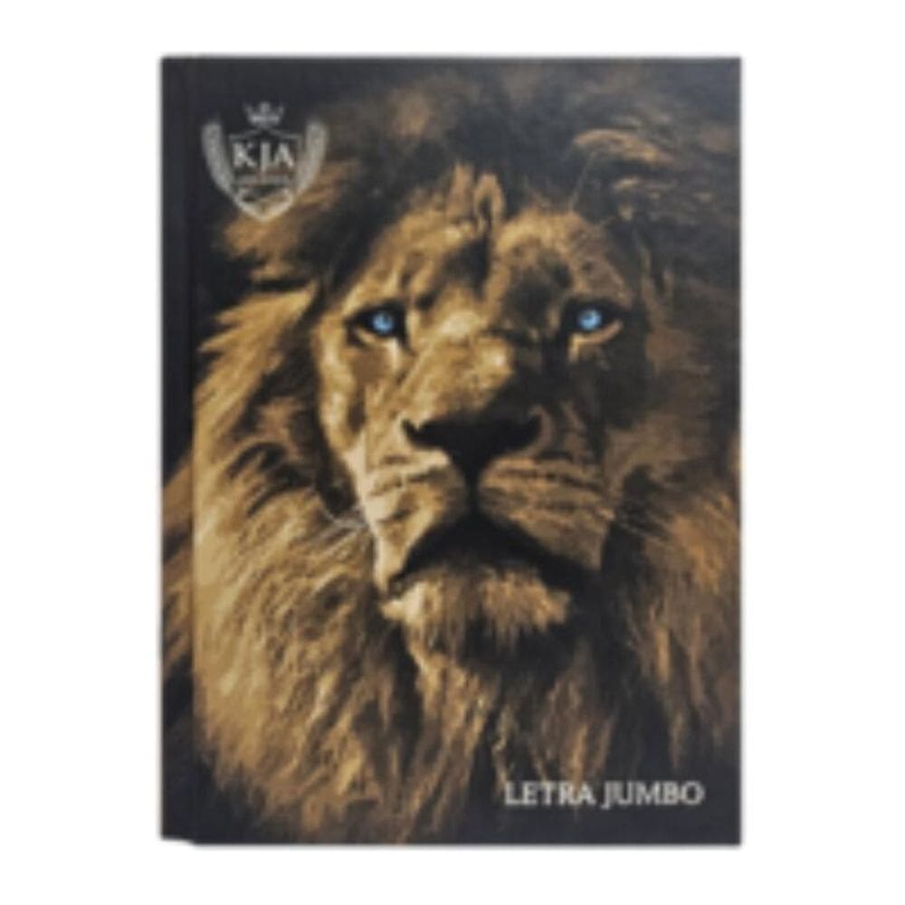 Bíblia jumbo KJA - leão vetor