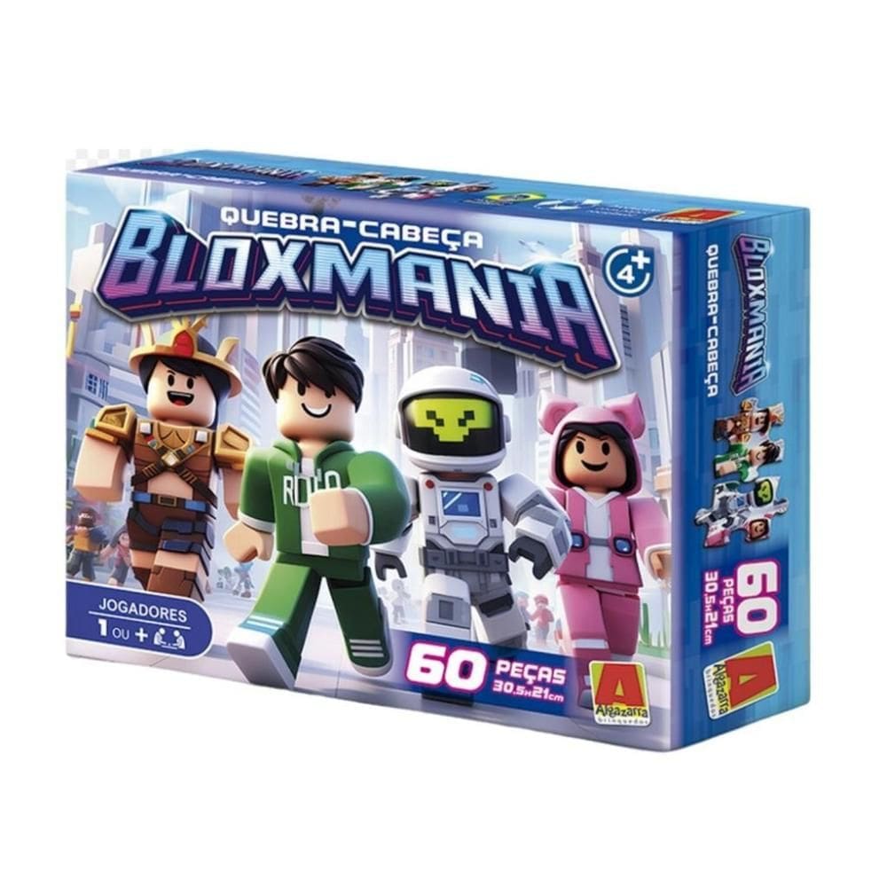 Quebra Cabeca Bloxmania 60Pcs - Algazarra