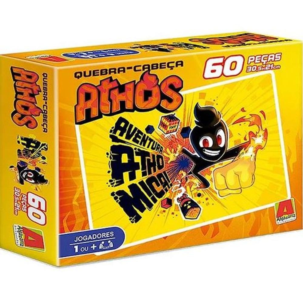 Jogo Quebra Cabeca  60 Pcs  Athos - Algazarra