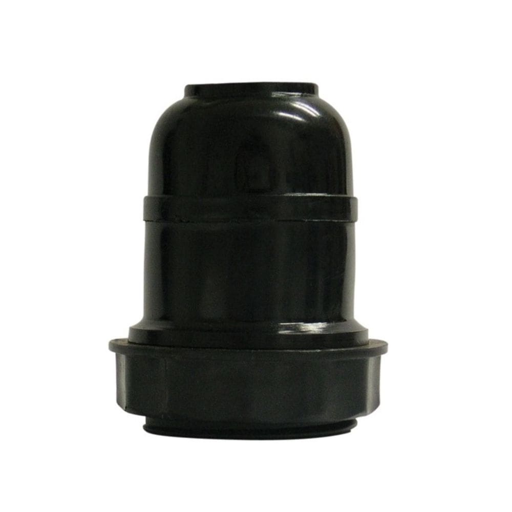Bocal Pendente para Abajur Plastico Preto Foxlux