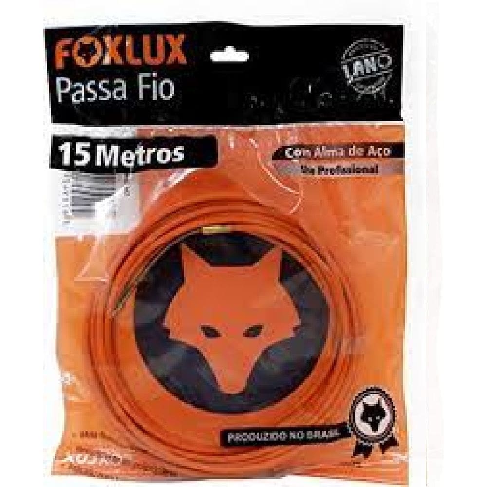 Passa Fio 15 Metros com Alma de Aço Foxlux
