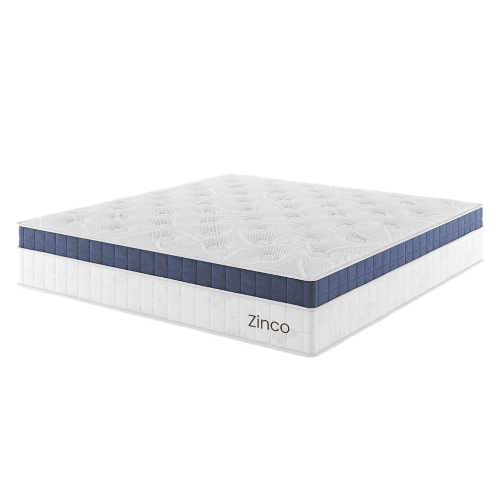 Colchão Mola Ensacada King Size 36x193x203cm Zinco Branco - Casa Giulia
