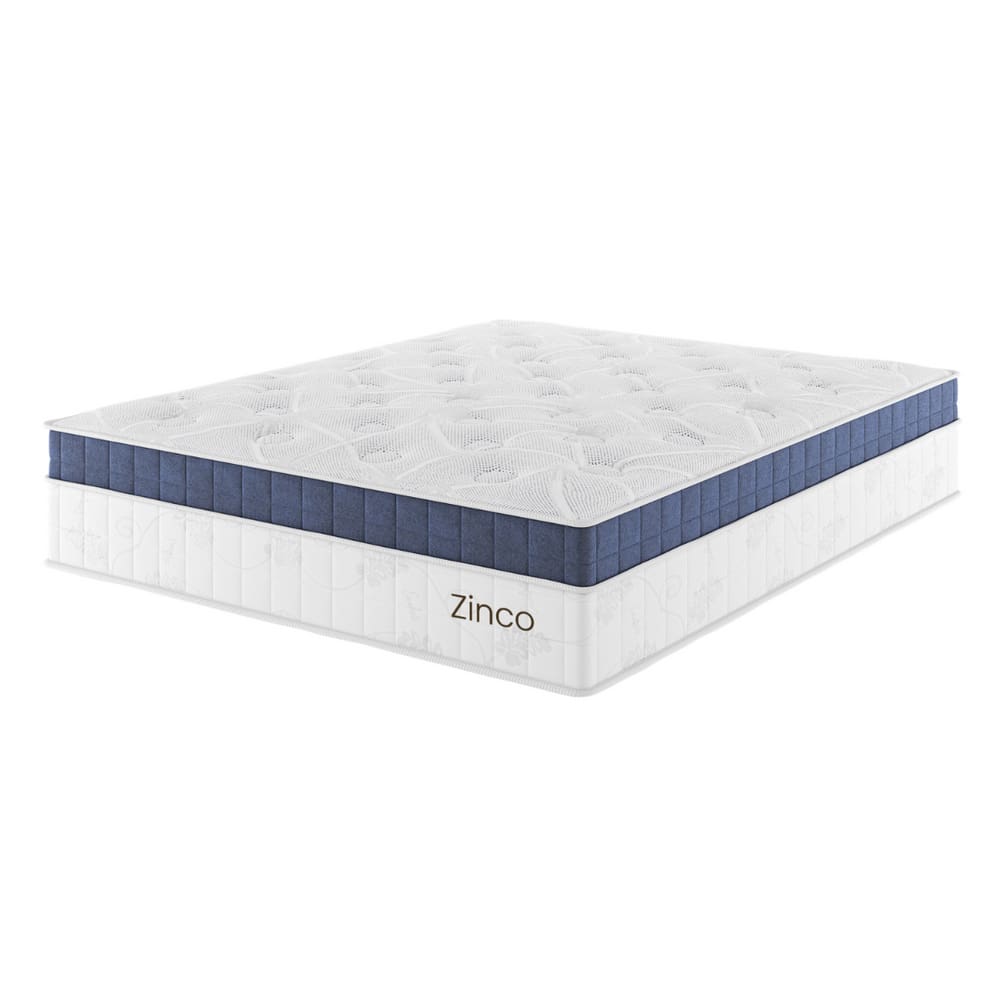 Colchão Mola Ensacada Queen Size 36x158x198cm Zinco Branco - Casa Giulia