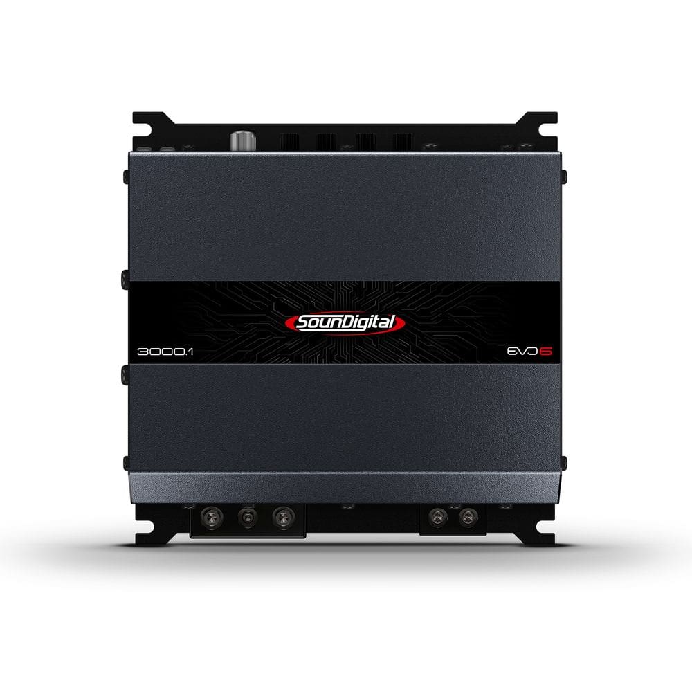 Módulo SounDigital 3000.1 EVO6 4 Ohms Amplificador de Som Automotivo 3000W RMS 1 Canal 4 Ohms SD3000.1 3000.1-4