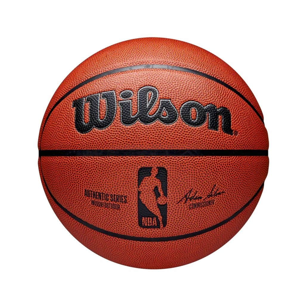 Bola de Basketball Tamanho 7 NBA Authentic Indoor Quadras Outdoor Wilson