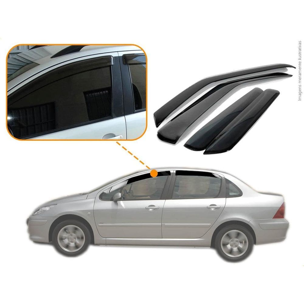 Calha De Chuva Peugeot 307 Sedan A 2011
