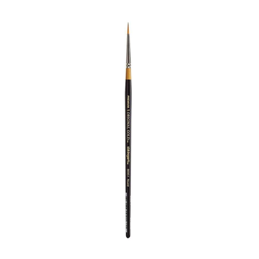 Pincel Artist KINGART Premium autêntico Gold 9000-1 redondo