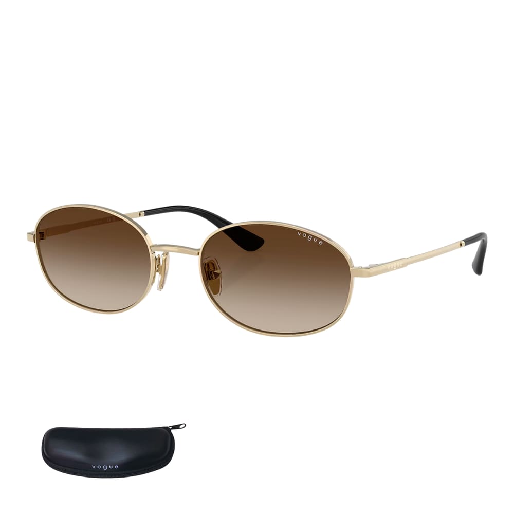 Óculos De Sol Vogue Metal Dourado Lente Degrade VO4323S Tamanho 56
