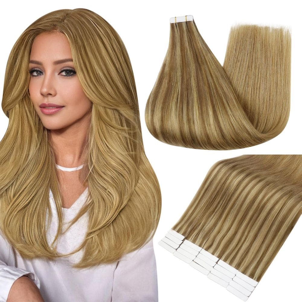 Extensões de cabelo Full Shine Invisible Tape Human Hair 50g