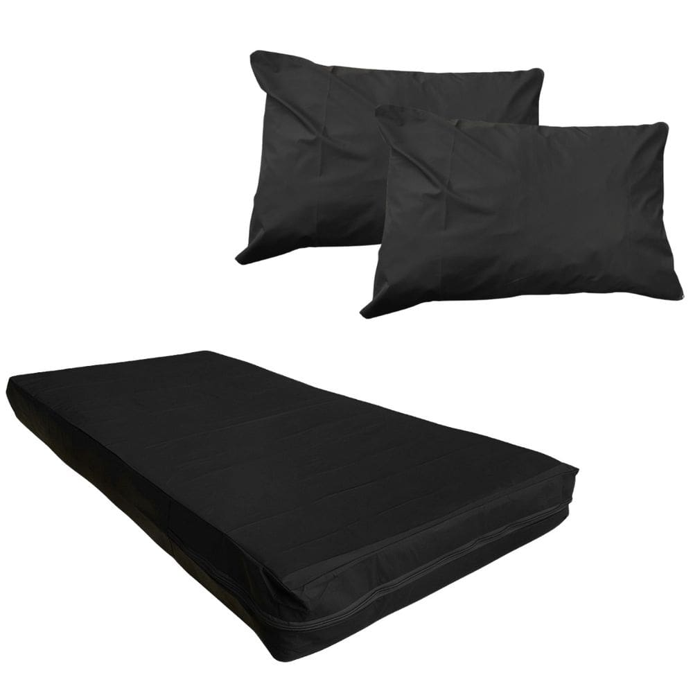 Kit Capa Impermeável Para Colchão Casal Antialergica + 02 Capas de Travesseiro Impermeável - Cores e Medidas