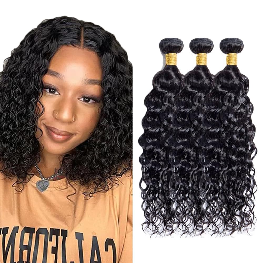Pacotes de cabelo LadrxADR Water Wave Brazilian Remy Human Hair