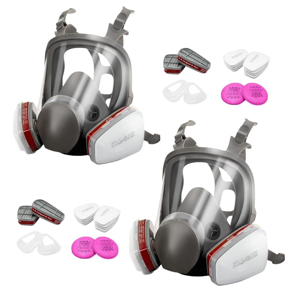 Máscara de gás GZYZAMZ 6800 Full Face com filtros 2097 e 6001CN