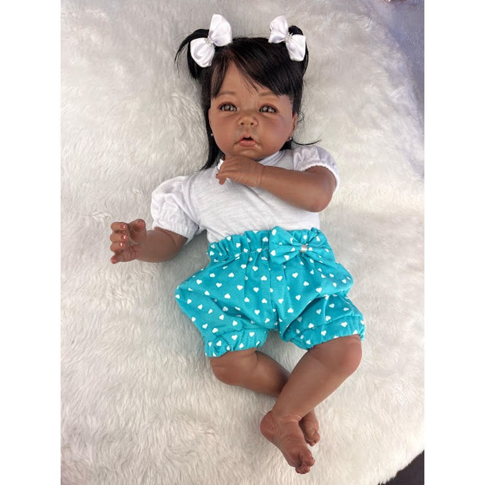 Boneca Reborn Menina Linda Corpo Silicone Pode Tomar Banho
