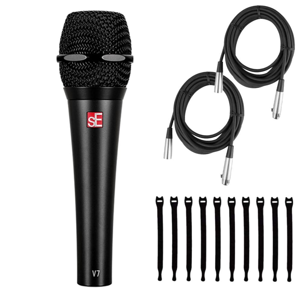Microfone de mão Briskdrop Se Electronics V7 Preto