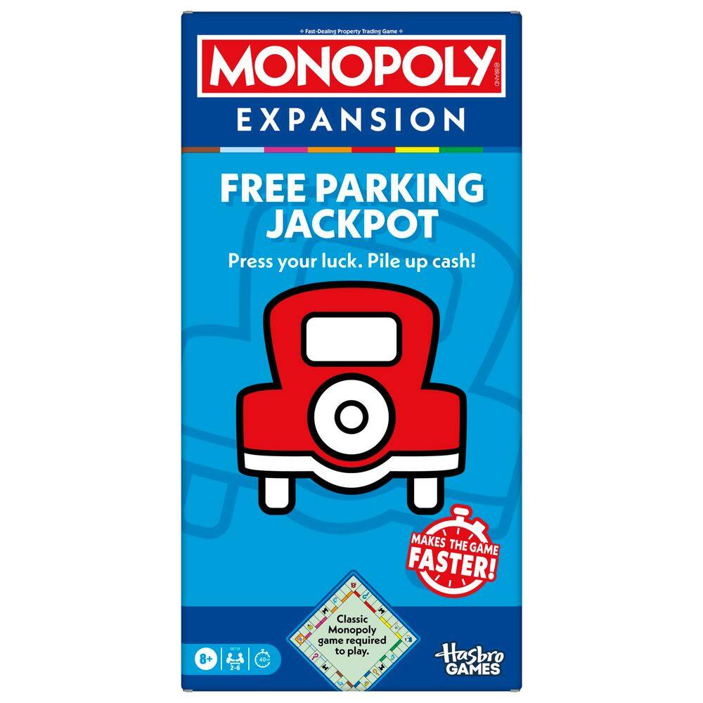 Jogo de tabuleiro Monopoly Free Parking Jackpot Expansion