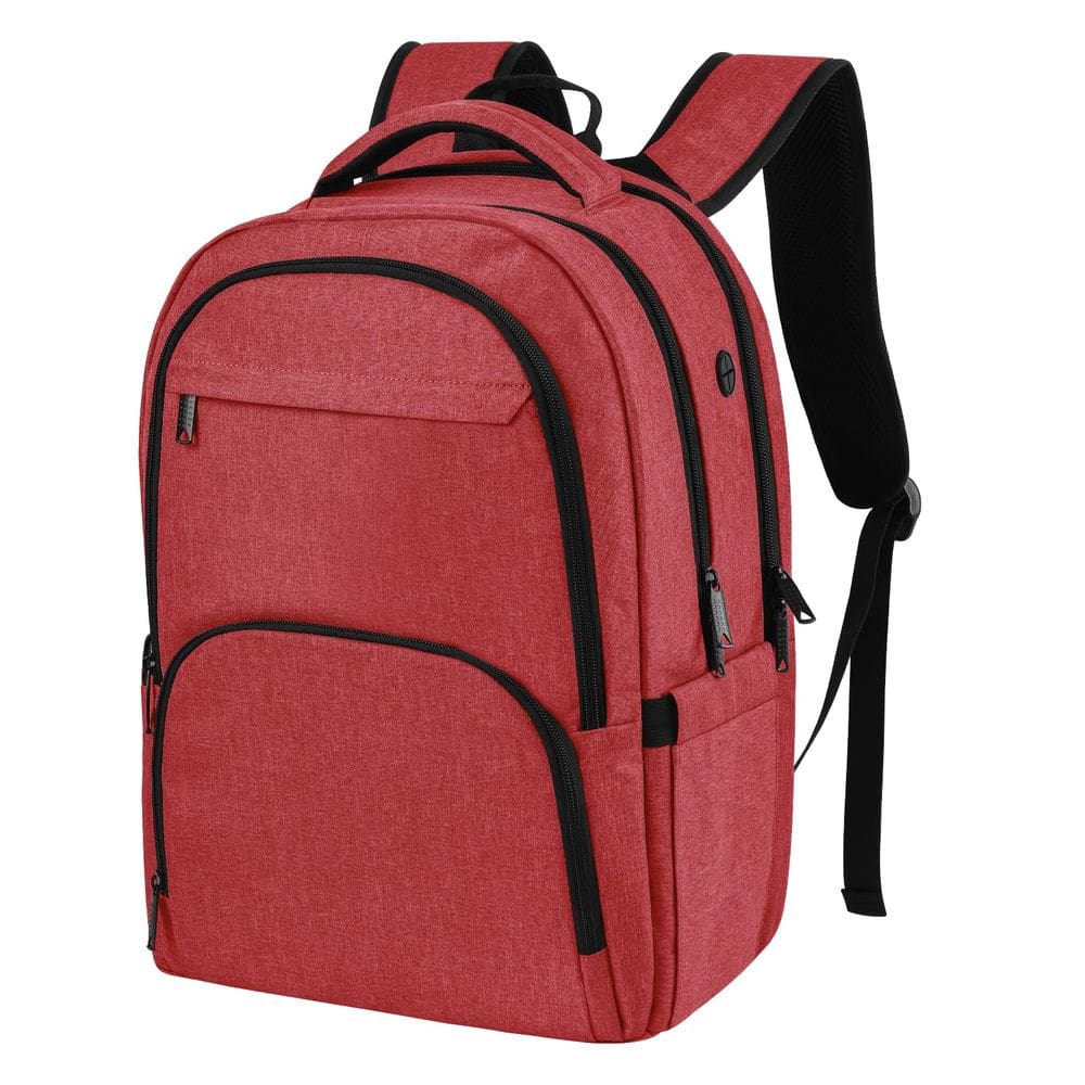 Mochila para laptop Enqinar Travel Anti Theft 15,6&quot; vermelha