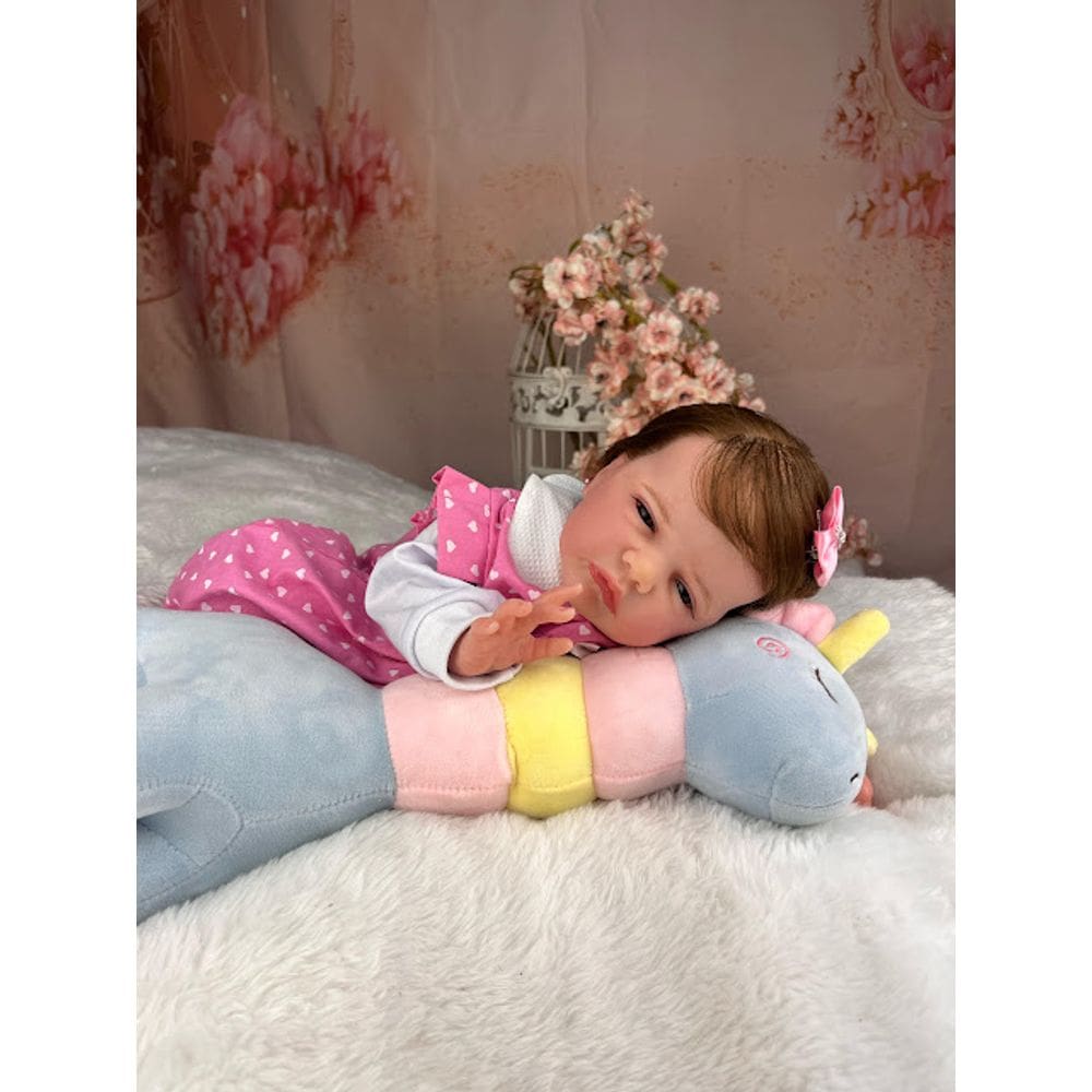BONECA BEBE REBORN REALISTA MENINA autêntico PODE DAR BANHO
