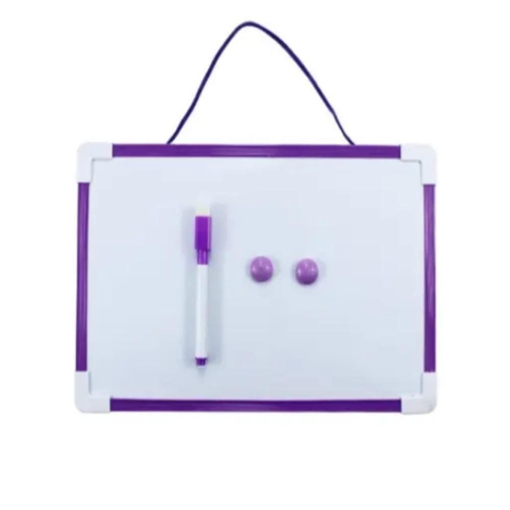 Lousa Magnetica Branca 30X20cm Com Caneta Apagador Completa Porta Recados E Anotacoes Organizacao Em Casa Ou Escritorio