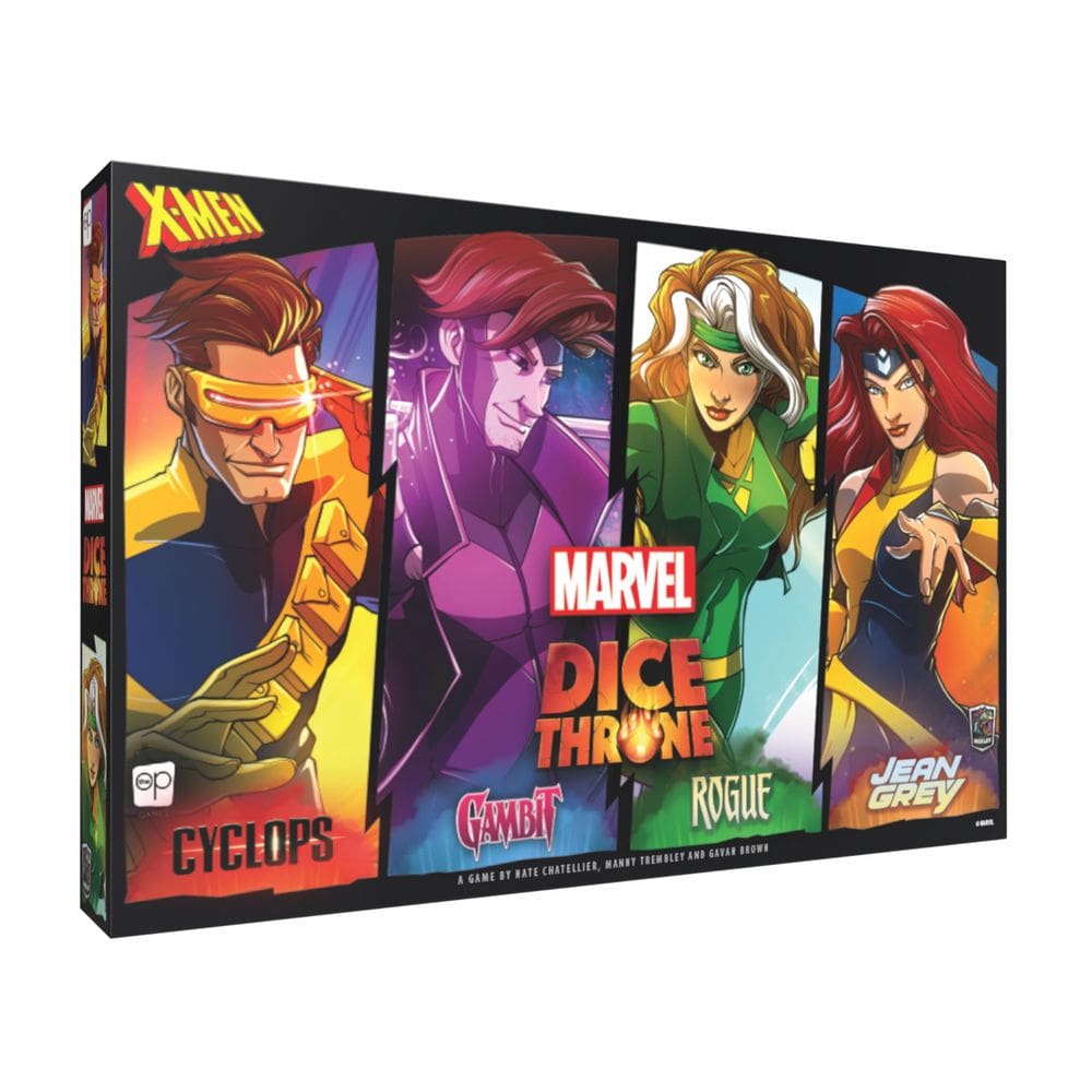 Jogo de tabuleiro Dice Throne Marvel X-Men Box 2 com 4 heróis