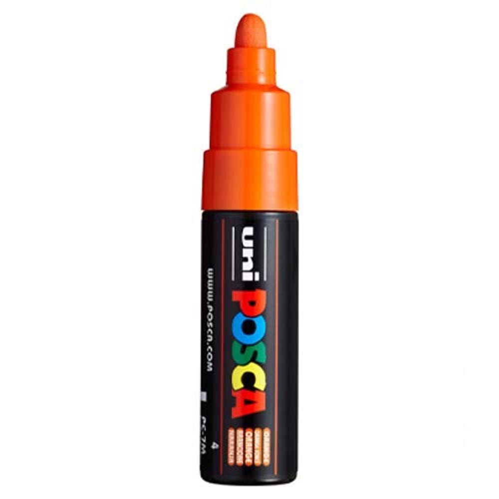 Marcador de pintura Uni Posca PC-7M Laranja
