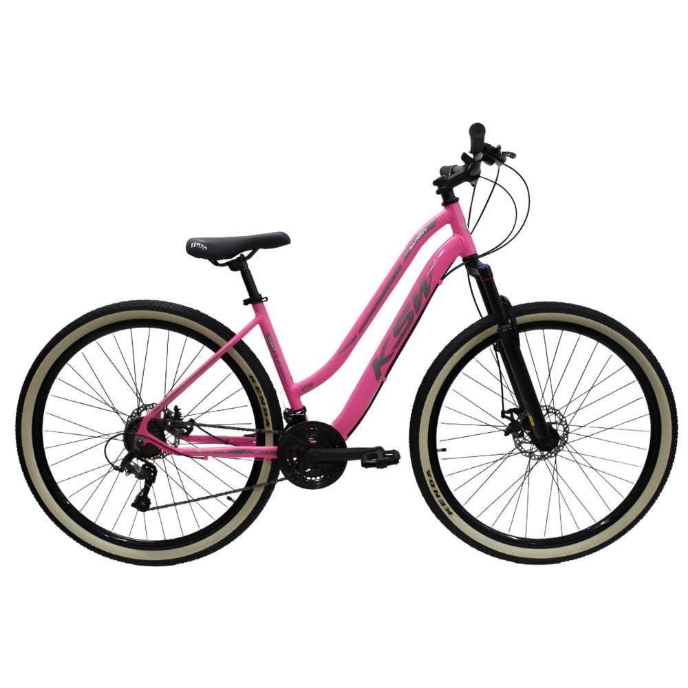 Bicicleta KSW Sunny Aro 29 Feminina 21v - Freio a Disco