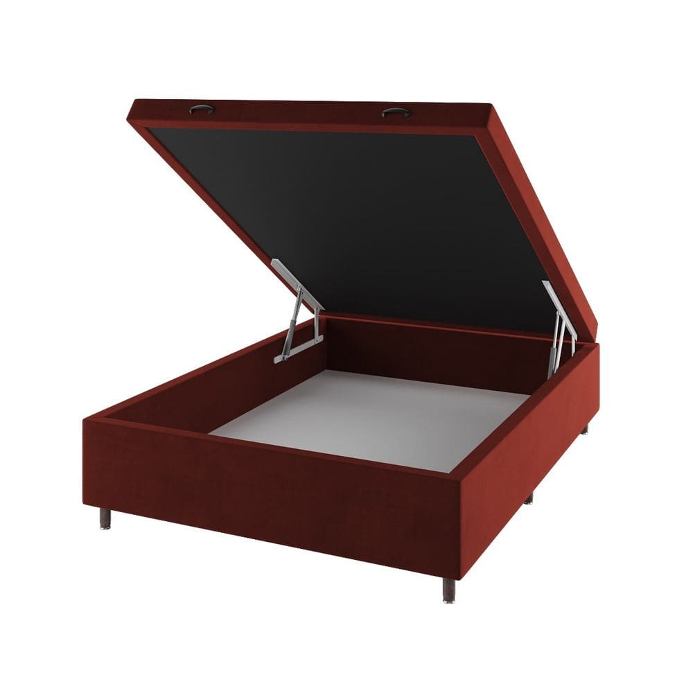 Base Box Bau Casal Cairo (43x138x188cm)  Cobre - Casa Giulia